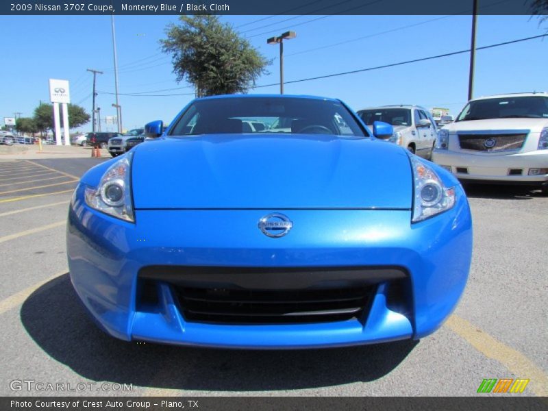 Monterey Blue / Black Cloth 2009 Nissan 370Z Coupe