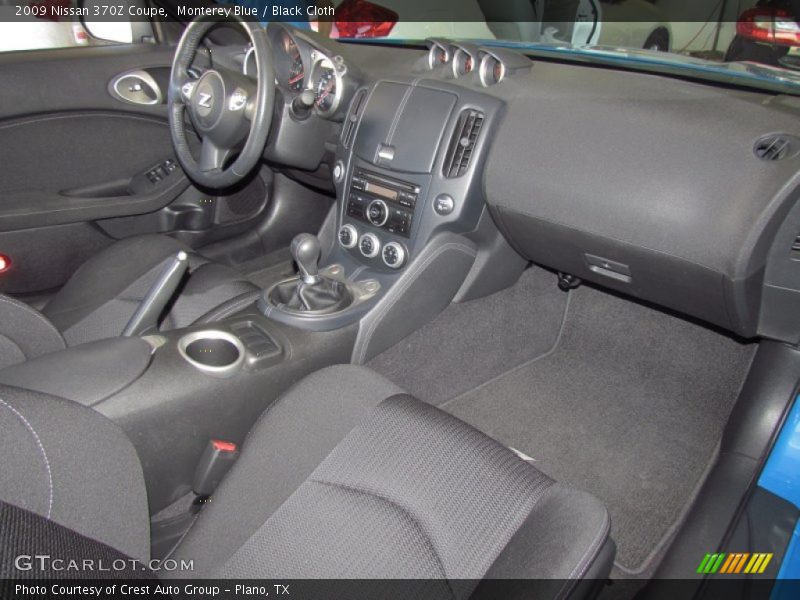 Monterey Blue / Black Cloth 2009 Nissan 370Z Coupe