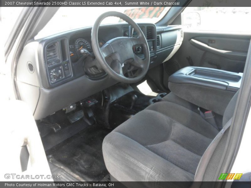 Summit White / Dark Charcoal 2007 Chevrolet Silverado 2500HD Classic LS Extended Cab 4x4