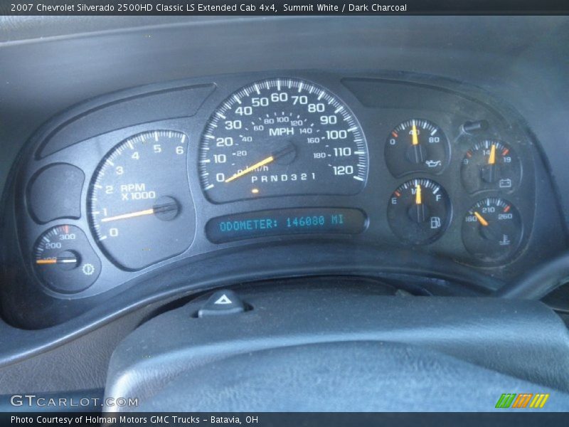  2007 Silverado 2500HD Classic LS Extended Cab 4x4 Classic LS Extended Cab 4x4 Gauges