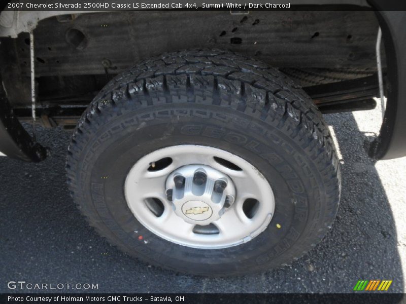 Summit White / Dark Charcoal 2007 Chevrolet Silverado 2500HD Classic LS Extended Cab 4x4