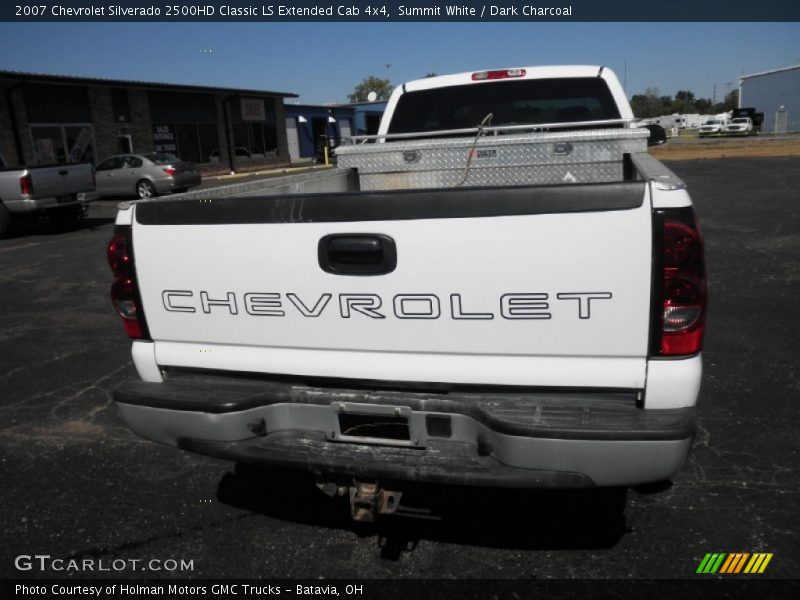 Summit White / Dark Charcoal 2007 Chevrolet Silverado 2500HD Classic LS Extended Cab 4x4