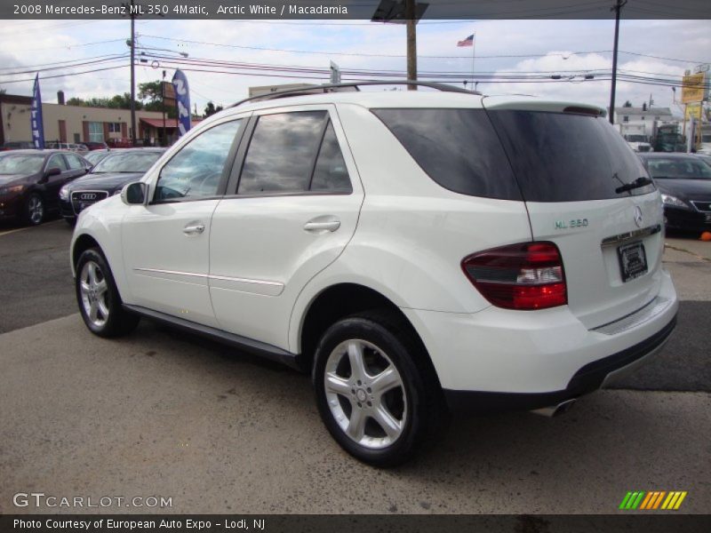 Arctic White / Macadamia 2008 Mercedes-Benz ML 350 4Matic