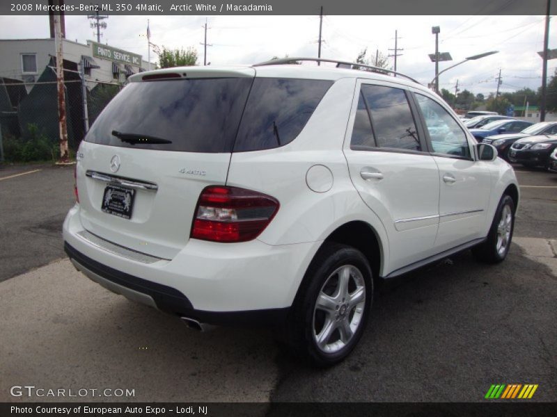 Arctic White / Macadamia 2008 Mercedes-Benz ML 350 4Matic