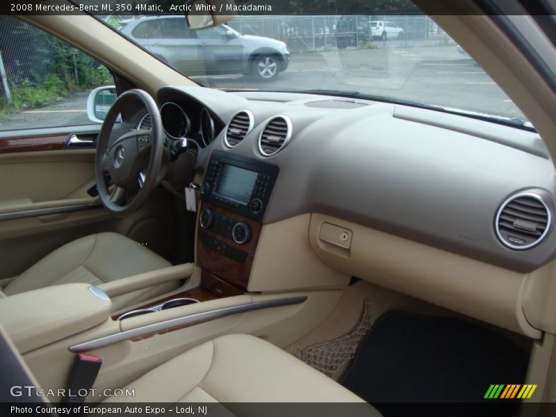 Arctic White / Macadamia 2008 Mercedes-Benz ML 350 4Matic