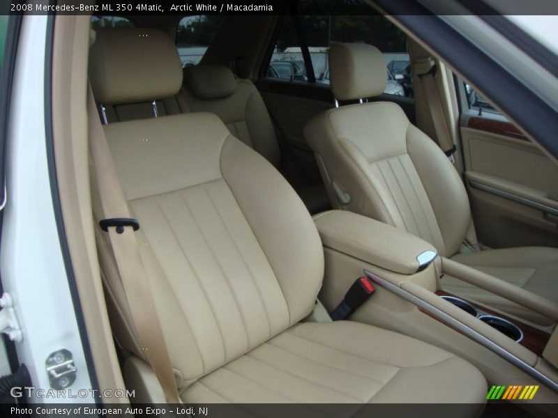 Arctic White / Macadamia 2008 Mercedes-Benz ML 350 4Matic