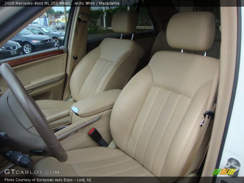 Arctic White / Macadamia 2008 Mercedes-Benz ML 350 4Matic