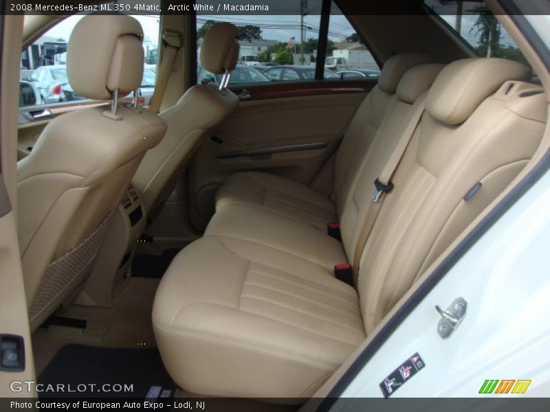 Arctic White / Macadamia 2008 Mercedes-Benz ML 350 4Matic