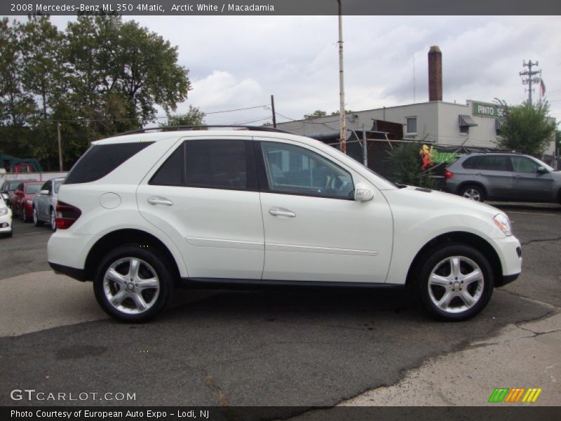 Arctic White / Macadamia 2008 Mercedes-Benz ML 350 4Matic