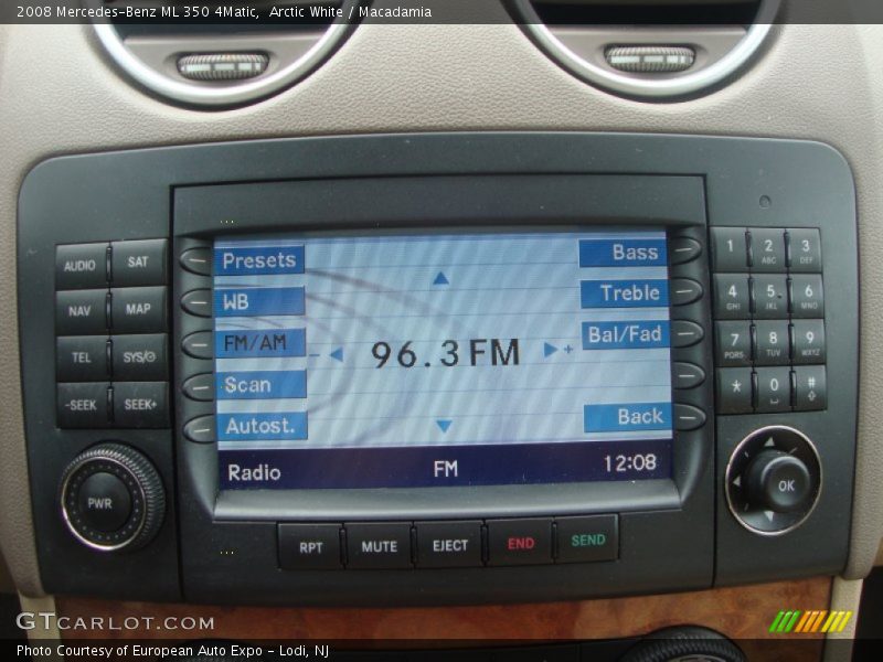 Arctic White / Macadamia 2008 Mercedes-Benz ML 350 4Matic