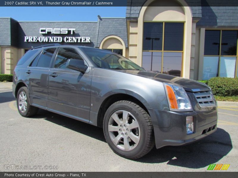 Thunder Gray ChromaFlair / Cashmere 2007 Cadillac SRX V6