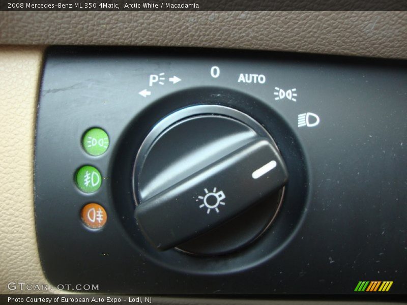 Arctic White / Macadamia 2008 Mercedes-Benz ML 350 4Matic