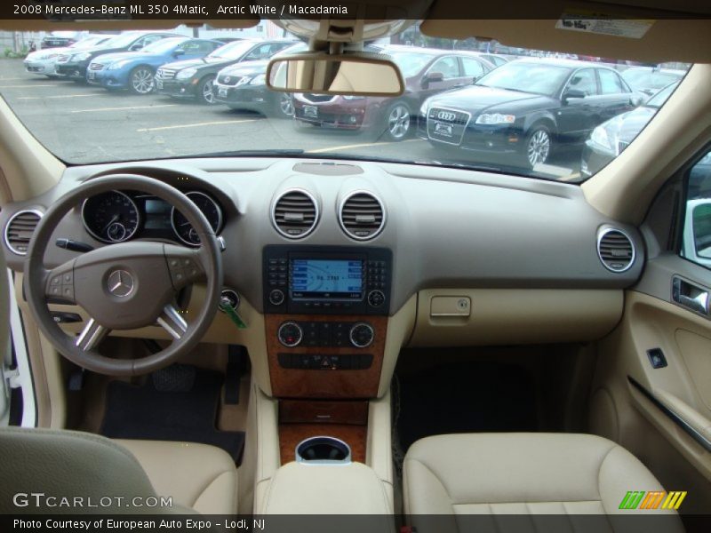 Arctic White / Macadamia 2008 Mercedes-Benz ML 350 4Matic