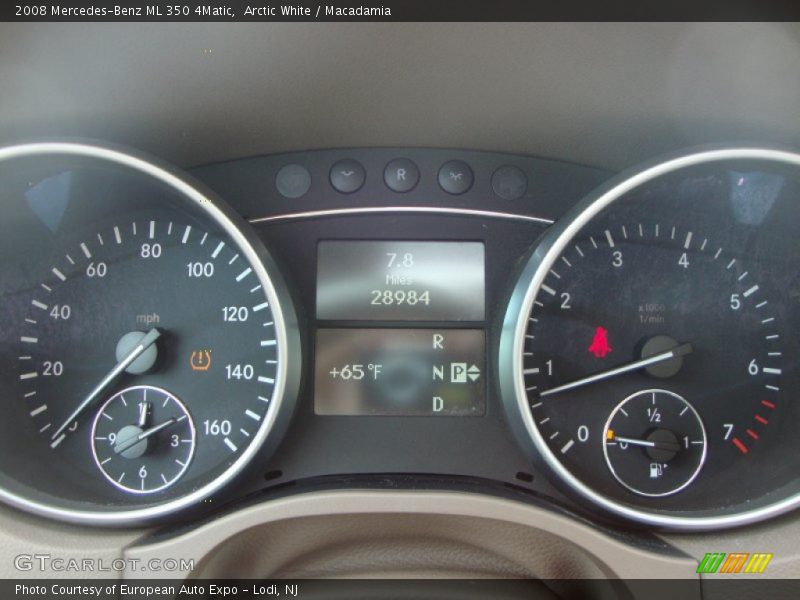 Arctic White / Macadamia 2008 Mercedes-Benz ML 350 4Matic