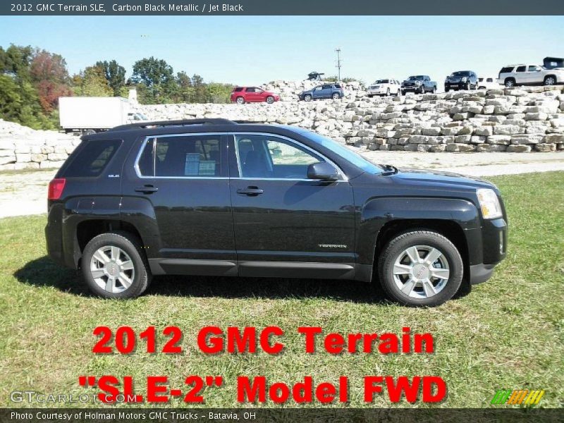 Carbon Black Metallic / Jet Black 2012 GMC Terrain SLE