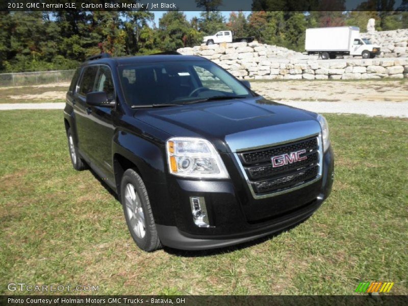 Carbon Black Metallic / Jet Black 2012 GMC Terrain SLE