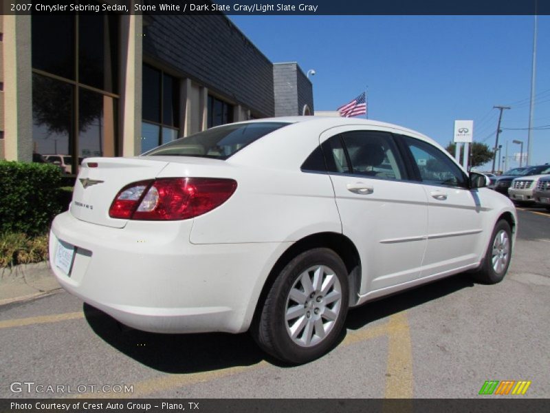Stone White / Dark Slate Gray/Light Slate Gray 2007 Chrysler Sebring Sedan