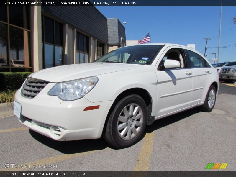 Stone White / Dark Slate Gray/Light Slate Gray 2007 Chrysler Sebring Sedan