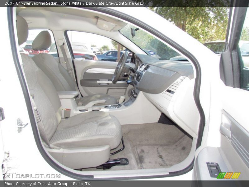 Stone White / Dark Slate Gray/Light Slate Gray 2007 Chrysler Sebring Sedan