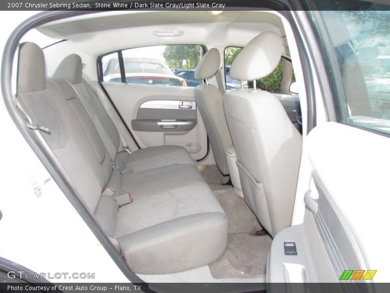 Stone White / Dark Slate Gray/Light Slate Gray 2007 Chrysler Sebring Sedan