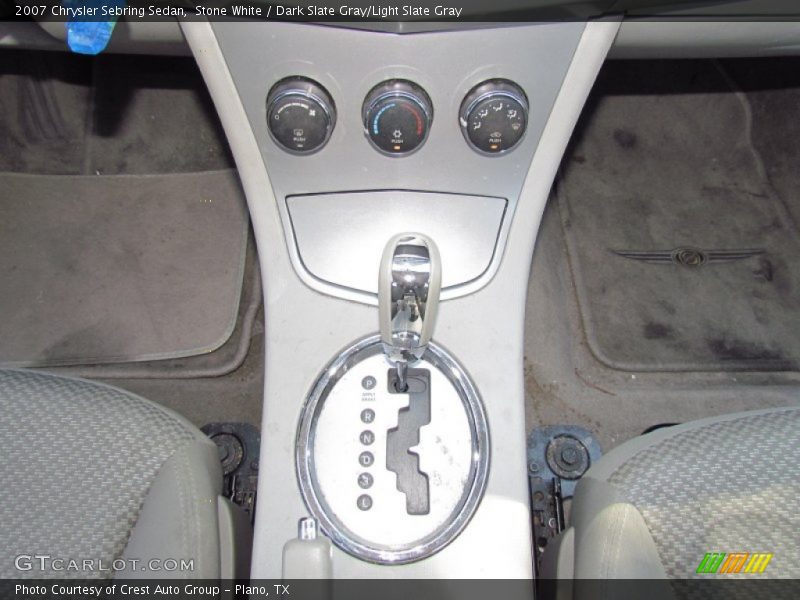 Stone White / Dark Slate Gray/Light Slate Gray 2007 Chrysler Sebring Sedan