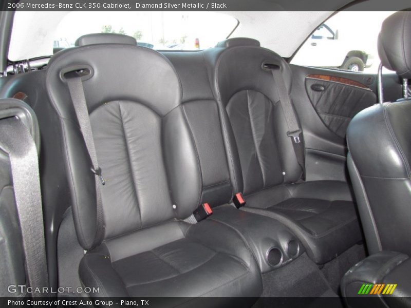 Diamond Silver Metallic / Black 2006 Mercedes-Benz CLK 350 Cabriolet