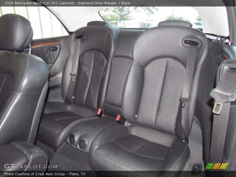 Diamond Silver Metallic / Black 2006 Mercedes-Benz CLK 350 Cabriolet