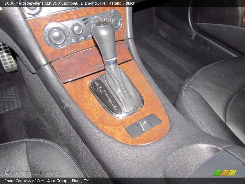 Diamond Silver Metallic / Black 2006 Mercedes-Benz CLK 350 Cabriolet
