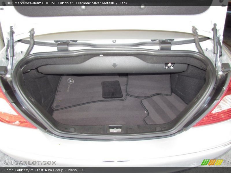 Diamond Silver Metallic / Black 2006 Mercedes-Benz CLK 350 Cabriolet