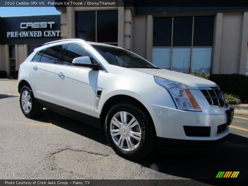 Platinum Ice Tricoat / Ebony/Titanium 2010 Cadillac SRX V6