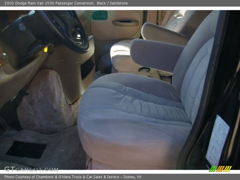 Black / Sandstone 2003 Dodge Ram Van 1500 Passenger Conversion