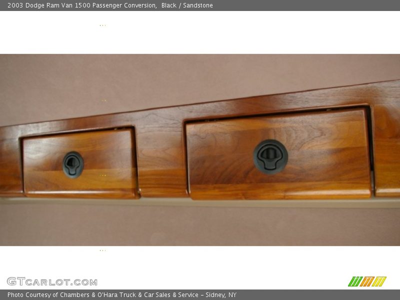 Black / Sandstone 2003 Dodge Ram Van 1500 Passenger Conversion