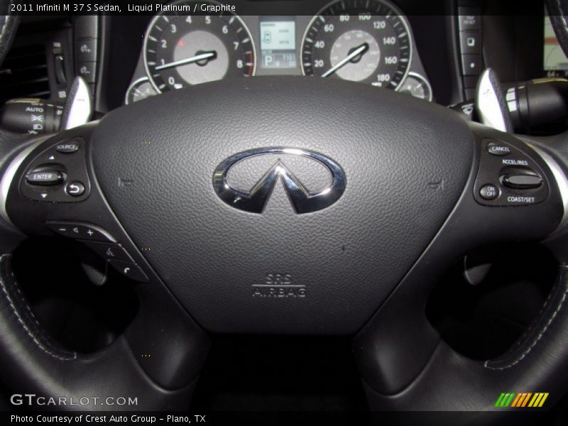 Liquid Platinum / Graphite 2011 Infiniti M 37 S Sedan
