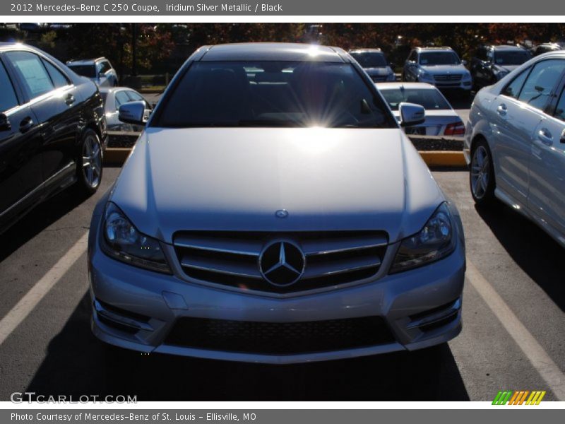 Iridium Silver Metallic / Black 2012 Mercedes-Benz C 250 Coupe