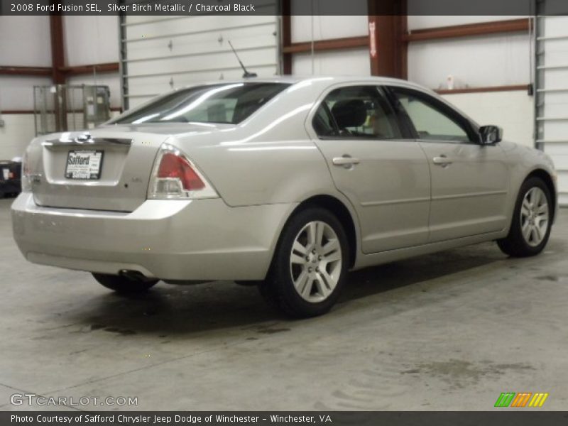 Silver Birch Metallic / Charcoal Black 2008 Ford Fusion SEL