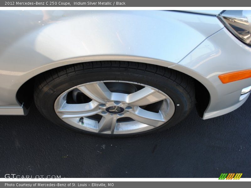 Iridium Silver Metallic / Black 2012 Mercedes-Benz C 250 Coupe