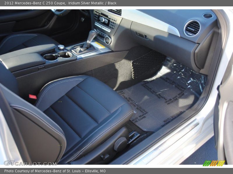 Iridium Silver Metallic / Black 2012 Mercedes-Benz C 250 Coupe