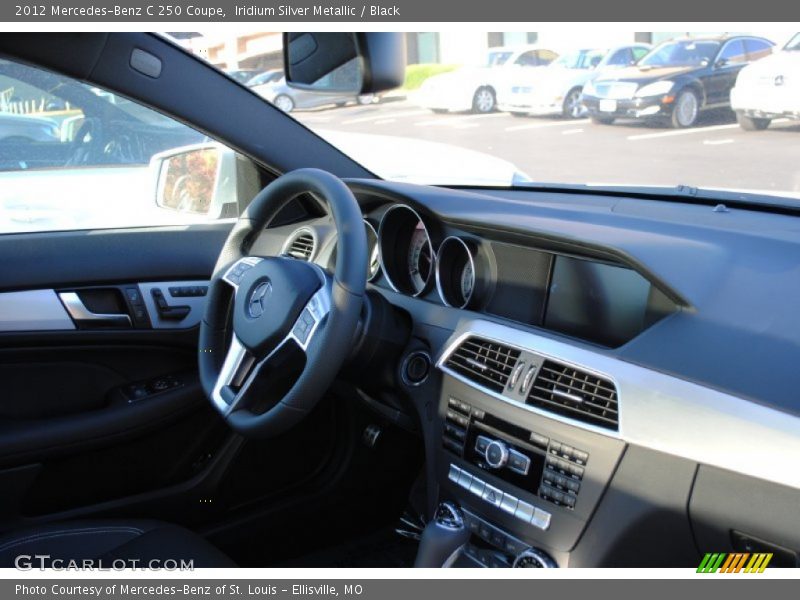 Iridium Silver Metallic / Black 2012 Mercedes-Benz C 250 Coupe