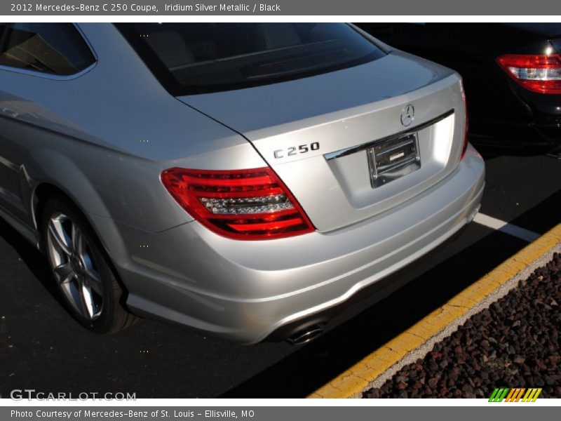 Iridium Silver Metallic / Black 2012 Mercedes-Benz C 250 Coupe