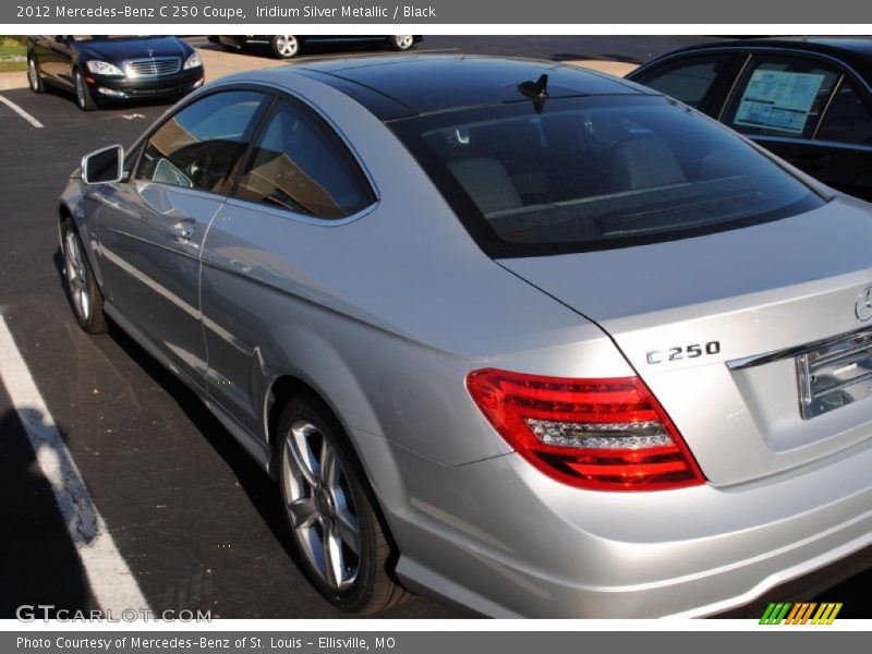 Iridium Silver Metallic / Black 2012 Mercedes-Benz C 250 Coupe