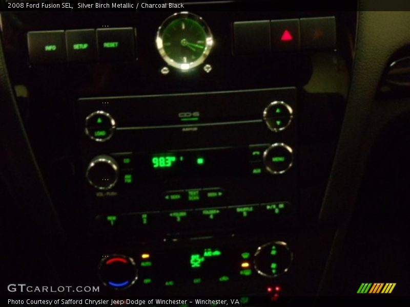 Silver Birch Metallic / Charcoal Black 2008 Ford Fusion SEL