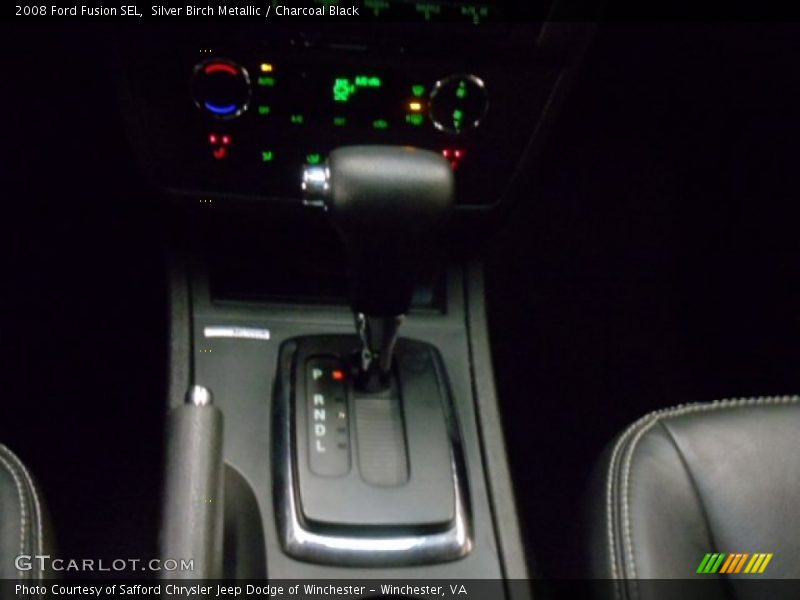 Silver Birch Metallic / Charcoal Black 2008 Ford Fusion SEL