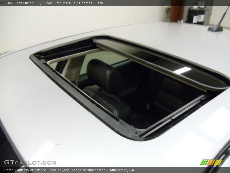 Silver Birch Metallic / Charcoal Black 2008 Ford Fusion SEL