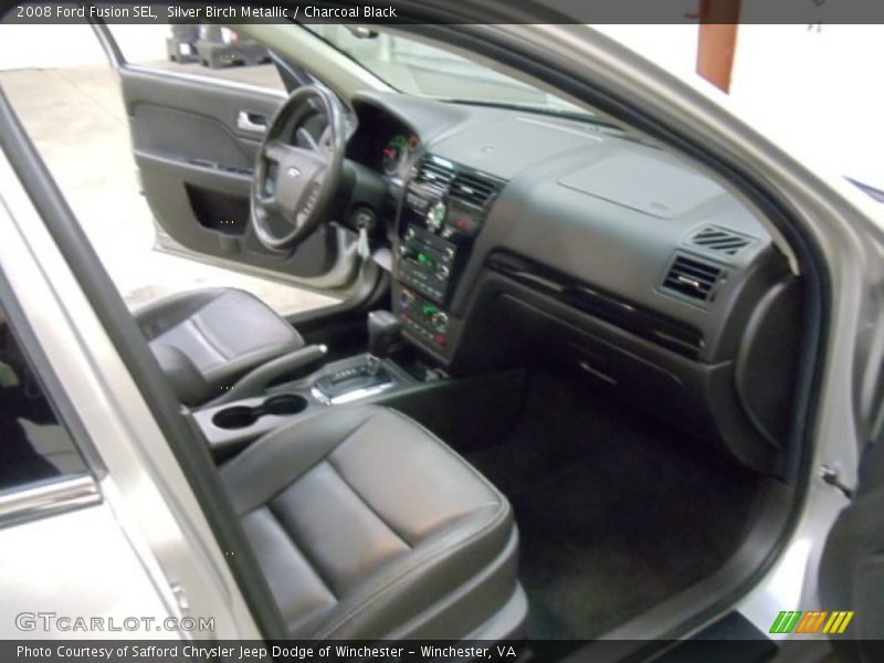 Silver Birch Metallic / Charcoal Black 2008 Ford Fusion SEL