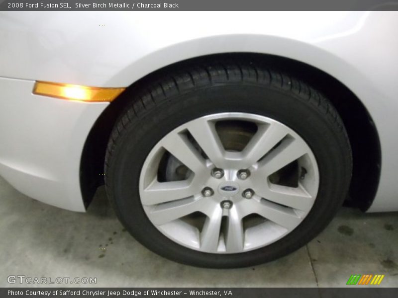 Silver Birch Metallic / Charcoal Black 2008 Ford Fusion SEL