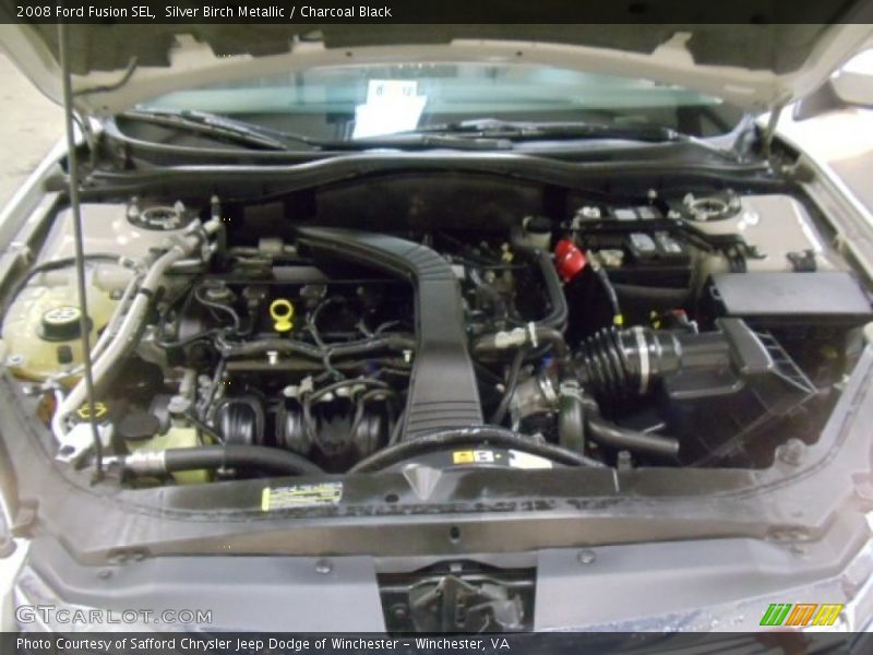 Silver Birch Metallic / Charcoal Black 2008 Ford Fusion SEL