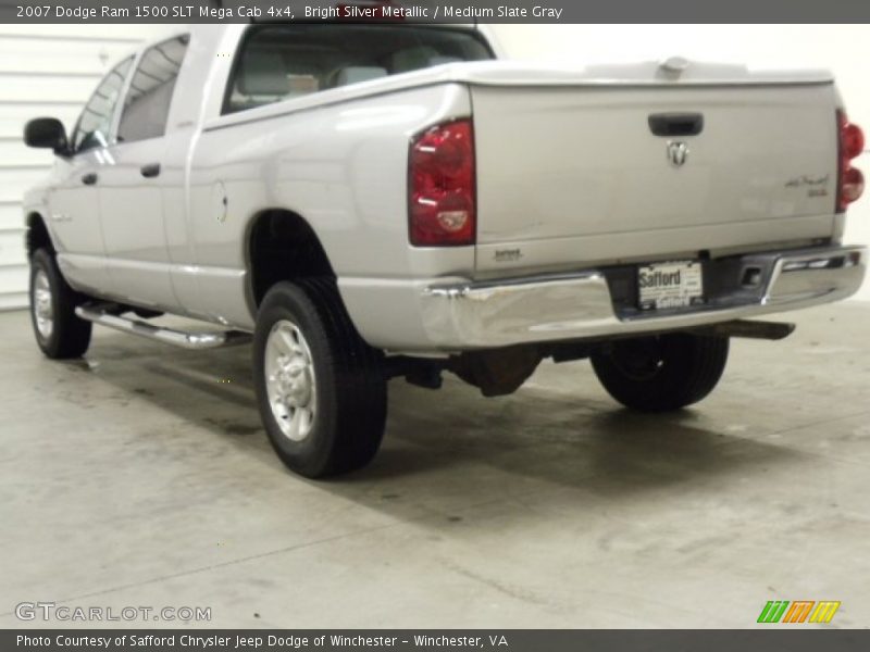 Bright Silver Metallic / Medium Slate Gray 2007 Dodge Ram 1500 SLT Mega Cab 4x4