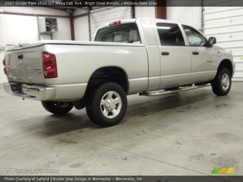 Bright Silver Metallic / Medium Slate Gray 2007 Dodge Ram 1500 SLT Mega Cab 4x4