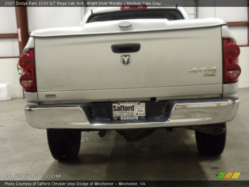 Bright Silver Metallic / Medium Slate Gray 2007 Dodge Ram 1500 SLT Mega Cab 4x4