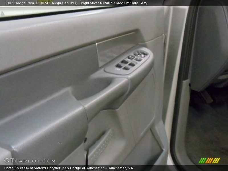 Bright Silver Metallic / Medium Slate Gray 2007 Dodge Ram 1500 SLT Mega Cab 4x4